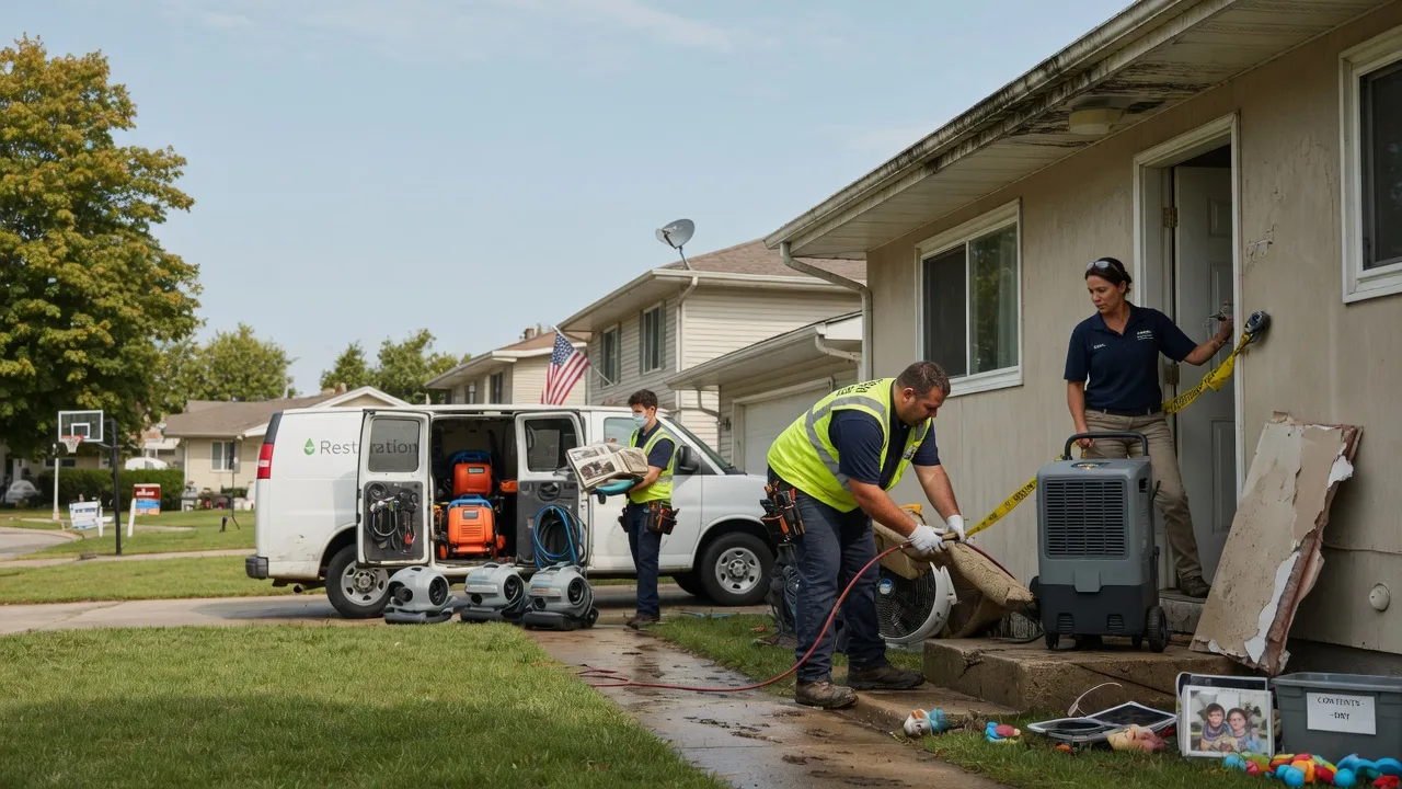 Water Damage Restoration in Grapeville, PA near me